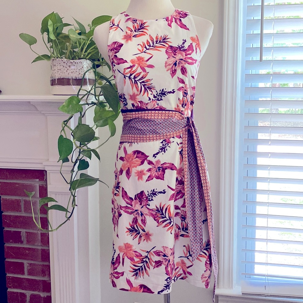 Cremieux Tropical Punch Sleeveless Dress